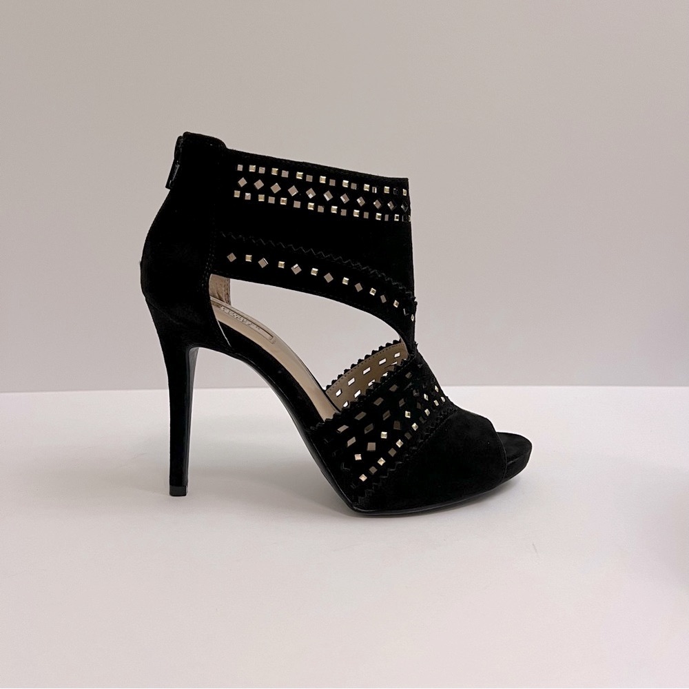 Jennifer Lopez Sweet Gum Cutout High Heels- Black - Picture 2 of 10